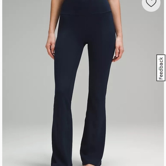 Lululemon Athletica Groove Reversible Black size 8 Flare  Trousers - Picture 1 of 15